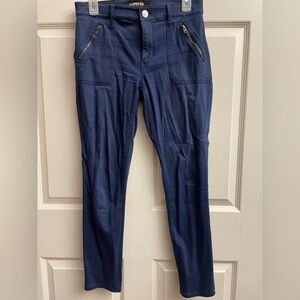 Express Women's Navy Ankle Legging Pants